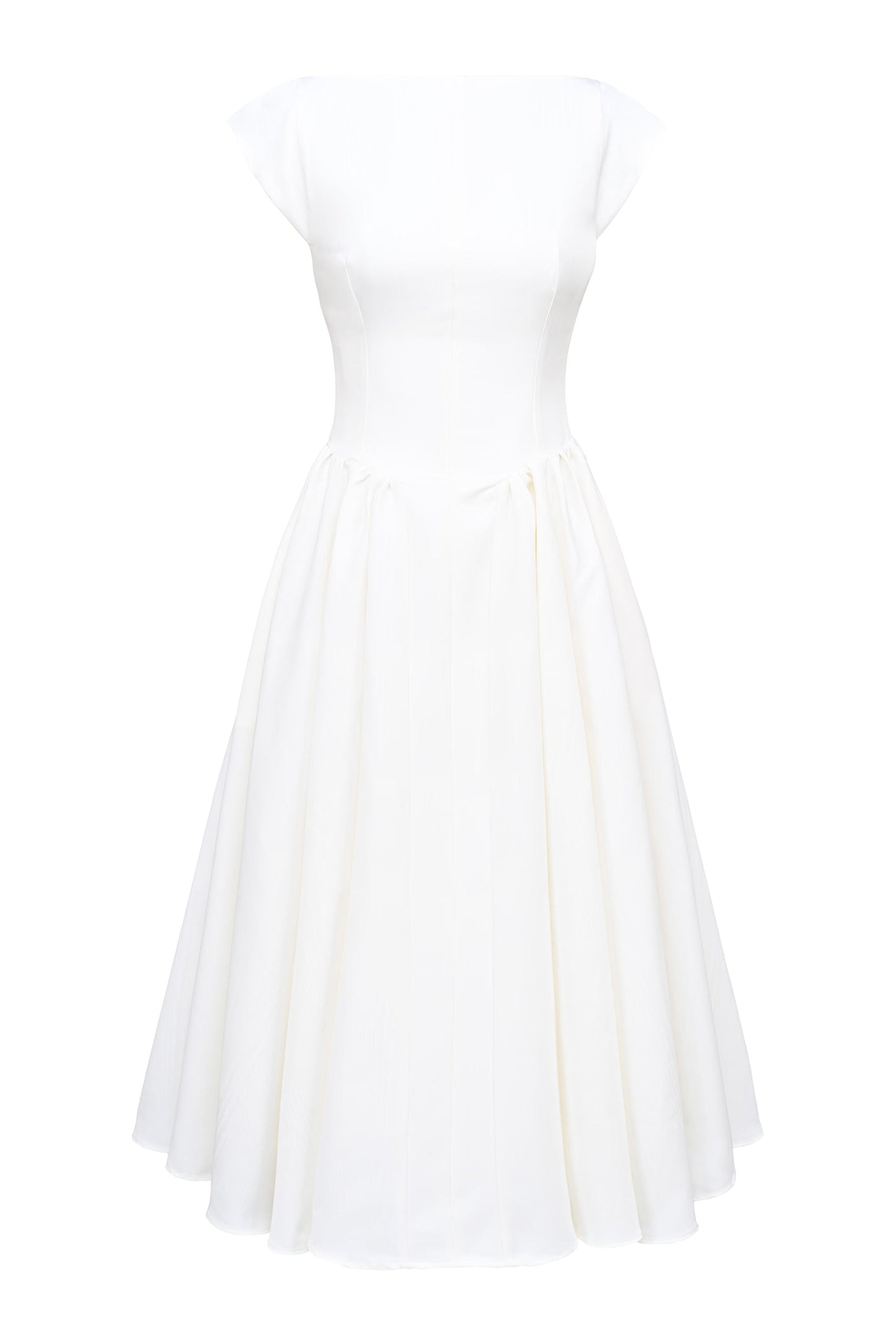 Cassiane Midi Dress - Ivory