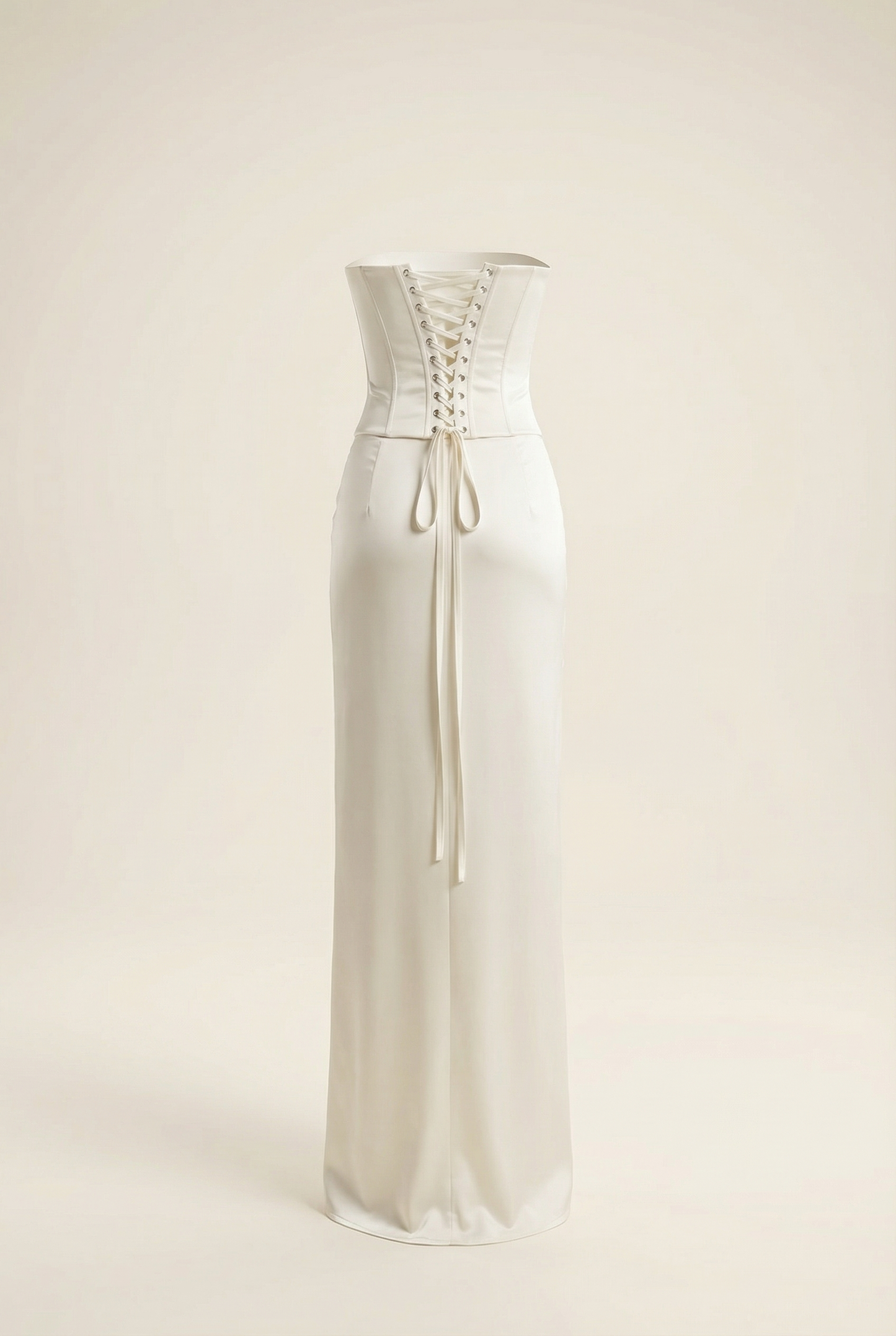 Calista Long Dress - Pearly Ivory