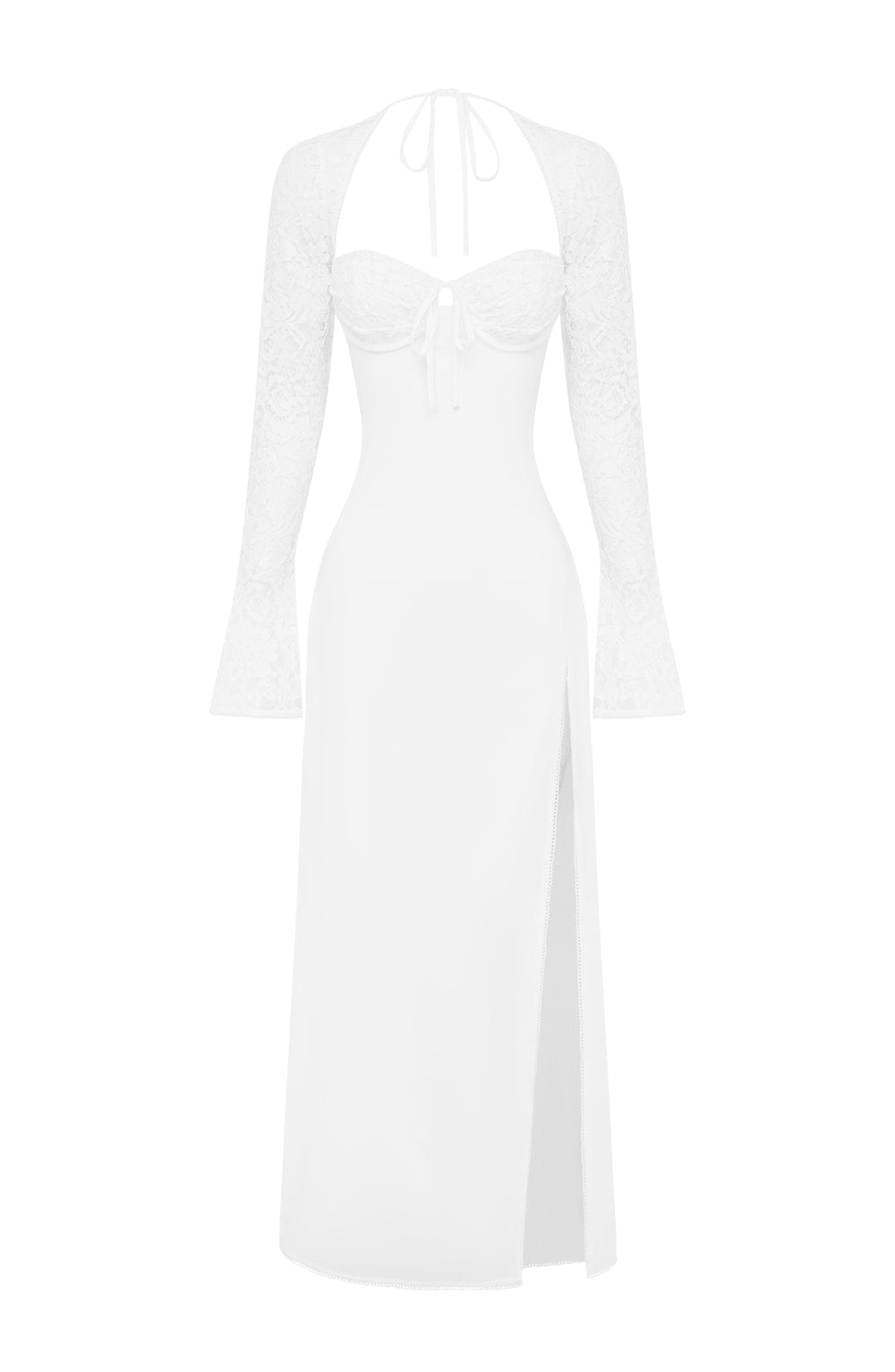 Aria Long Dress – Ivory