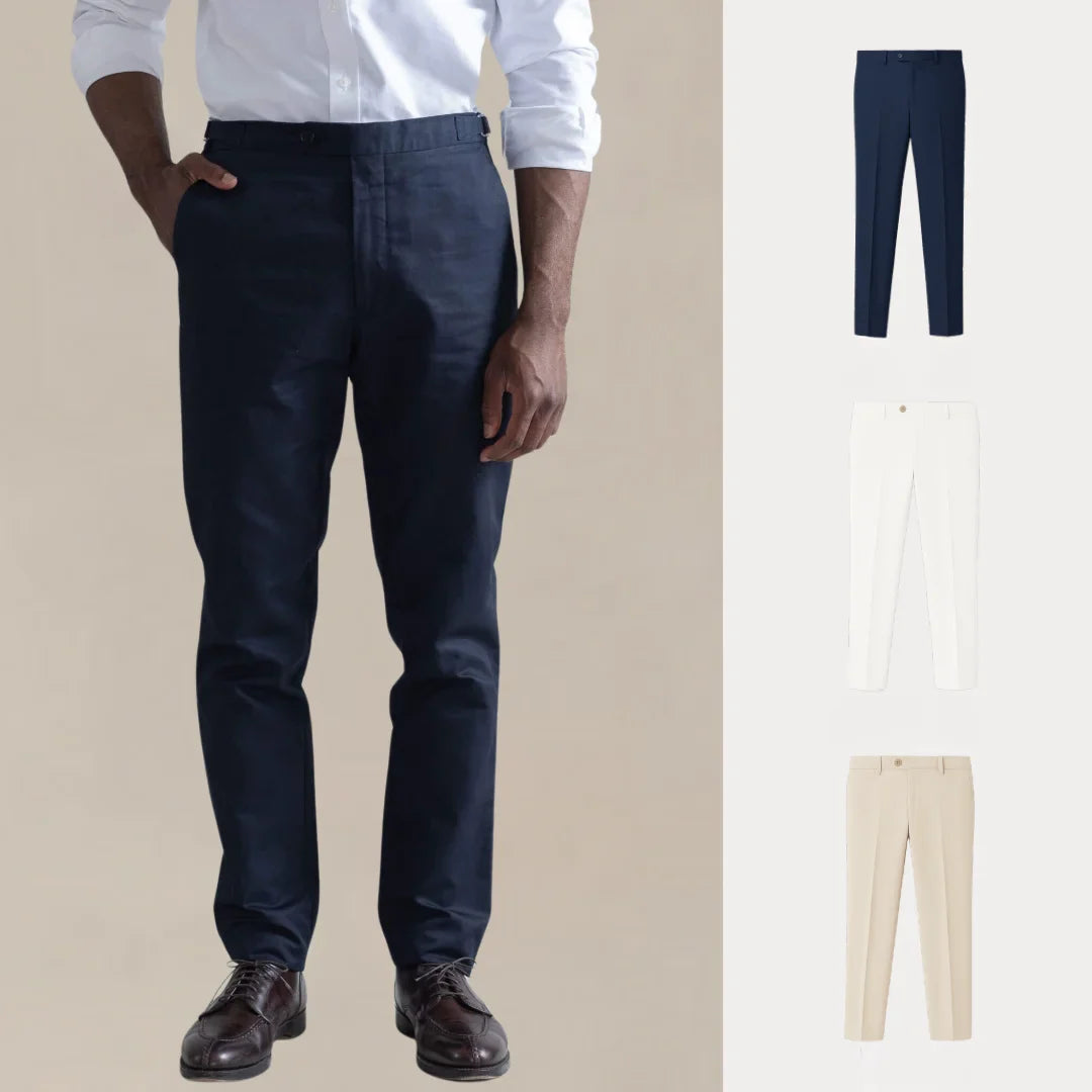 Kaufen Sie 1, erhalten Sie 3 – Comfort Line Chino-Hosen-Set